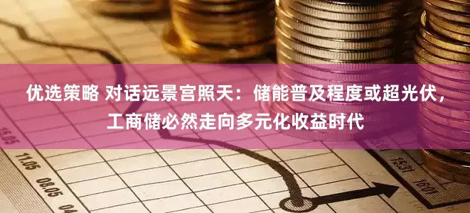 优选策略 对话远景宫照天：储能普及程度或超光伏，工商储必然走向多元化收益时代