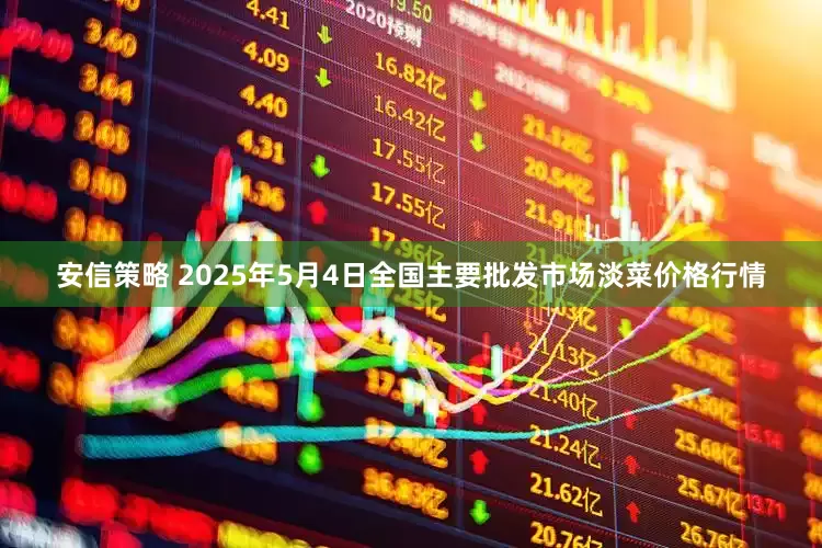 安信策略 2025年5月4日全国主要批发市场淡菜价格行情