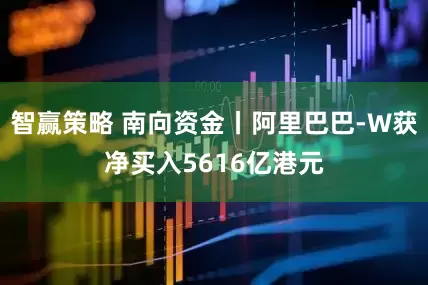 智赢策略 南向资金丨阿里巴巴-W获净买入5616亿港元