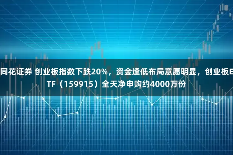同花证券 创业板指数下跌20%，资金逢低布局意愿明显，创业板ETF（159915）全天净申购约4000万份